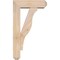Ekena Millwork Funston Craftsman Smooth Bracket w/ Offset Brace, Douglas Fir, 5 1/2"W x 16"D x 28"H BKT0604X16X28FST04SDF - alternate 3